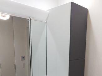 洗面リフォーム 収納力と使い勝手を両立した洗面化粧台